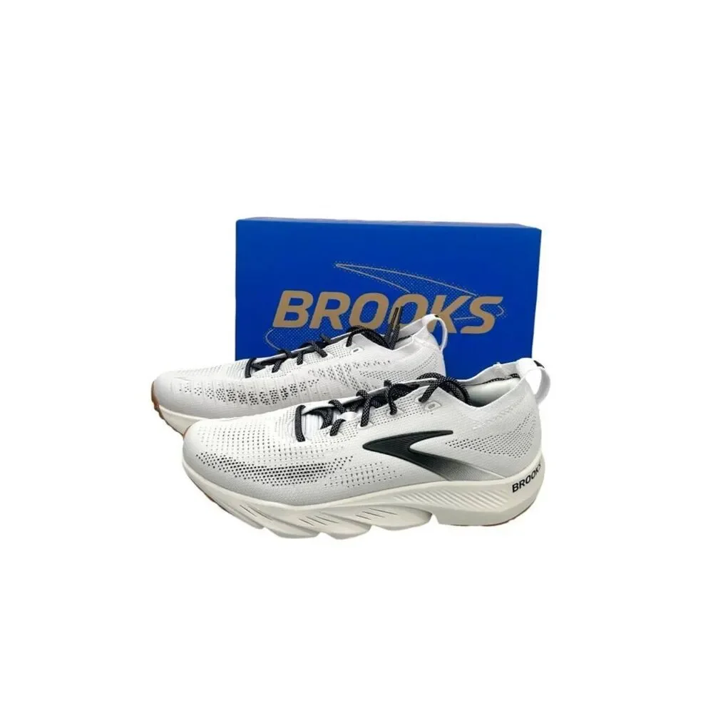Brooks Glycerin Flex Men’s Size 11.5D Medium Cross Training Shoes White Black